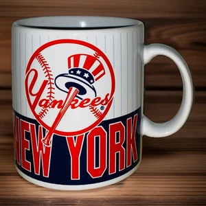 Vintage New York Yankees Kaffeebecher Russ Berrie MLB 1990er NEU nie benutzt - Bild 1 von 4