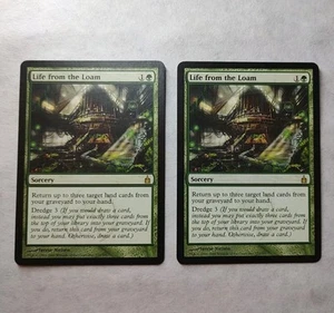 Magic The Gathering Life From the Loam x2 NM Cards Ravinca City of Guilds #172 - Picture 1 of 3