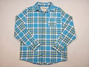 Camicia Disney Cakeworthy Alice nel Paese delle Meraviglie Plaid Flanella Bottoni L Wildflower - Foto 1 di 9