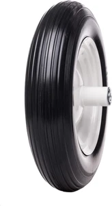 16" 4.80/4.00-8 Flat Free Solid Polyurethan Reifen und Rad, 1 Pack PU Airless T - Bild 1 von 9
