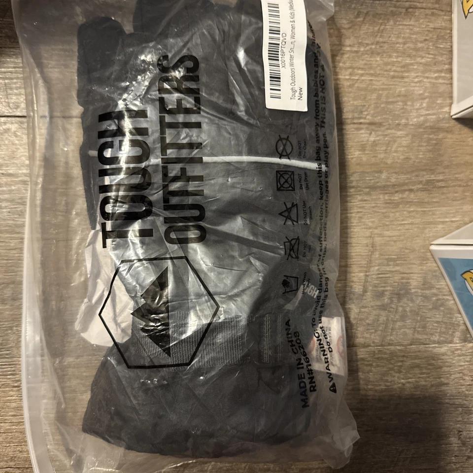 Черный средний жесткий Outfitters зимние изолированные перчатки запястье ремни снег и лыжи - Изображение 1 из 2