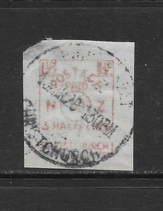 NEUSEELAND 1,5p POSTOMETERMARKE - AUCKLAND (1905 - 1920er Jahre) - Bild 1 von 1