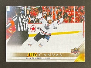 2022-23 Upper Deck UD Canvas C153 Leon Draisaitl Edmonton Oilers - Picture 1 of 2