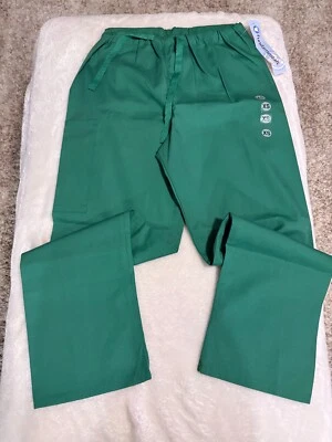 PANTALONES EXFOLIANTES MUJER FUNDAMENTALS XS NUEVOS CON ETIQUETAS CORDONES VERDE HIEDRA Foto 1 de 3