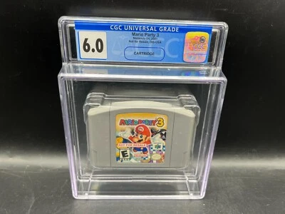 NOT FOR RESALE NFR Mario Party 3 N64 Kiosk Demo CGC 6.0 AUTHENTIC WATA VGA - Image 1 of 4