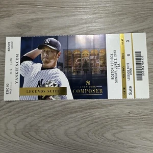 2013 YANKEES VS RED SOX LEGENDS SUITE TICKET STUB 6/2/2013 - Picture 1 of 5