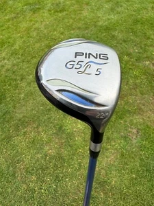 Ping G5L 5 Wood 22°, Ladies Flex Graphite Shaft, Golf Pride Grip. Good Condition - Picture 1 of 9