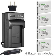 LI-90B Battery & Travel Charger for Olympus Stylus XZ-2, XZ-2 iHS, SH-1, SH-2