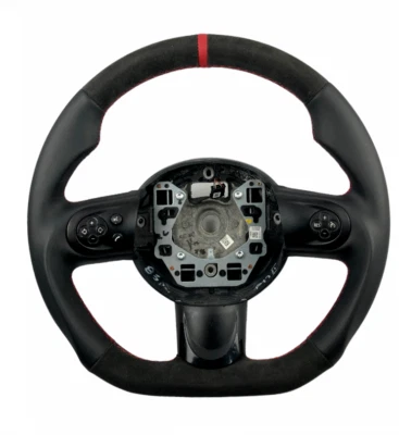 Lenkrad beziehen mit Leder für Mini Cooper R56 TUNING NEU LEDER - Bild 1 von 2