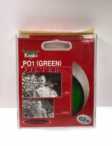 Kenko 62mm Green PO1 #11 Contrast Lens Filter (Mint) - Picture 1 of 3