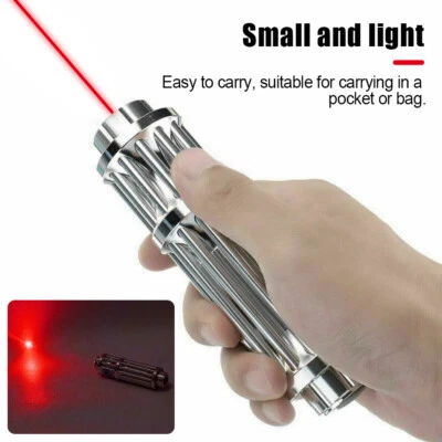 1mW High Power Red Laser Pointer Pen 650nm High Power Visible Beam Lazer&5 Caps - Image 1 of 4
