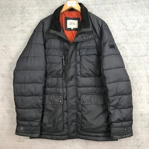 Camel Active manteau homme taille 54 matelasse gris mans coat quilted jacket - Imagen 1 de 11