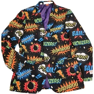 Opposuits Badaboom Comic Anzug Neuheit Party Superheld Herren Gr. 36 Halloween - Bild 1 von 7