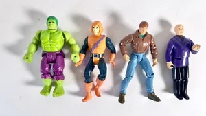 Vintage 1990 ToyBiz Marvel Incredible Hulk Action Figure & Other Figures - Picture 1 of 6