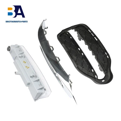 3Pcs Right Front Fog Driving Light Kit for 2013-2015 Mercedes-Benz GLK250 2.1L - Image 1 of 4