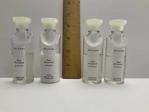Bvlgari Au The Blanc Shampoo & Shower Gel & Lotion PARTIALLY USED 4 Bottles LOT - Picture 1 of 5