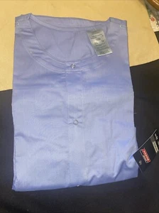 Dickies Industrial Strength Ceil Blue Unisex Scrub Jacket Sz Medium Style GD300 - Picture 1 of 5