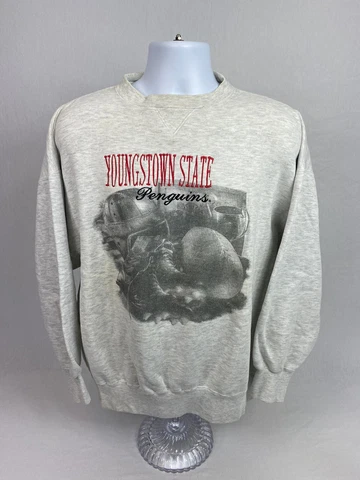 VTG 90’s NCAA Youngstown State Penguins Crewneck Sweatshirt Size XL Cover