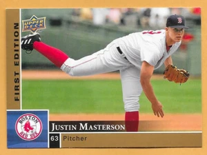 TIM MASTERSON BOSTON RED SOX #52 - UPPER DECK FIRST EDITION NM-MT 2009 - Picture 1 of 2