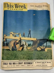 This Week Magazine Los Angeles Times Newspaper Insert April 17 1955 - Picture 1 of 10