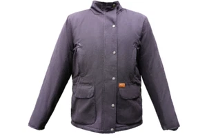 Chaqueta Western Oilskin Impermeable Azul Marino, Chaqueta de Trabajo Bosque Exterior - Imagen 1 de 8
