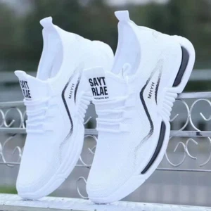 Scarpe da uomo Slip on Sneakers alla moda Scarpe da corsa sportive maschili Tras - Foto 1 di 27