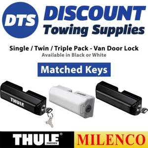 Thule Milenco High Security Van Door Locks SINGLE, TWIN or TRIPLE Keys Matched