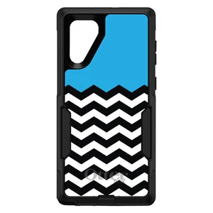 OtterBox Commuter para Galaxy Note (Elige Modelo) Negro Blanco Cian Azul Chevron - Imagen 1 de 15