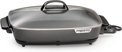 Presto 16-Inch Slimline Electric Skillet w/Glass Cover - Nonstick (FreeShipping) - Image 1 of 4