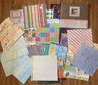 Scrapbooking Lot GIRL New Album W/ 35 Insert pages, Stencils, Paper Stickers
