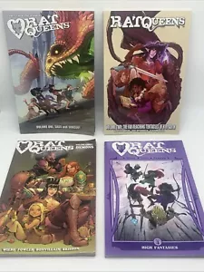 Rat Queens 4 Vol. Set. Kurtis Wiebe Vol 1-4 Paperback GC See Images And Descrptn - Picture 1 of 17