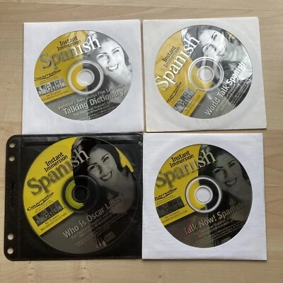 Instant Immersion Talk Now! Spanish Software, World Talk PC Compact Discs 2000 - Image 1 of 4