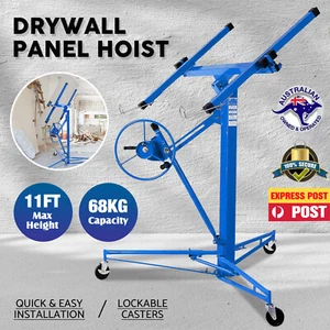 Drywall Panel Lifter 11ft 68kg Plasterboard Sheet Plaster Board Hoist - Picture 1 of 12
