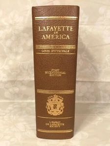 Autograph Book of Lafayette in America 1st Edition 1976 Signed Louis Gottschalk - Picture 1 of 11