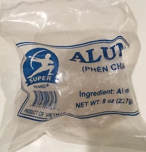 Natural Alum Stone Rocks Crystals Pure Mineral - Deodorant Astringent 8oz Tawas - Picture 1 of 1