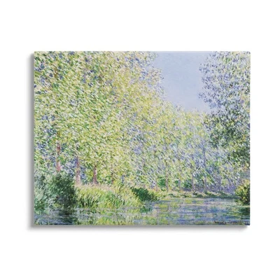 Arte de pared clásico en lienzo Epte River Claude Monet, diseño de Claude Monet Foto 1 de 4