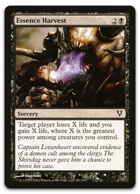 Essence Harvest #100 (NM) Avacyn Restored AVR Magic MTG - Image 1 of 2