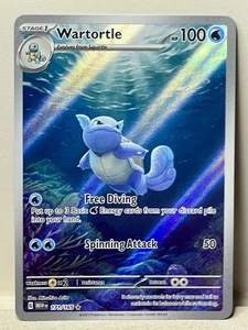 Pokémon Wartortle 171/165 Holo 151 TCG Illustration Rare Card - Picture 1 of 5