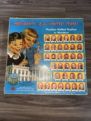 马克思未上色塑料总统人物 36 件华盛顿到艾森豪威尔 — 第 1/4 张图片
