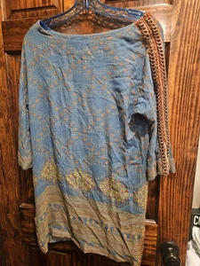 Nueva túnica camisa Romantics Free People talla mediana - Imagen 1 de 7