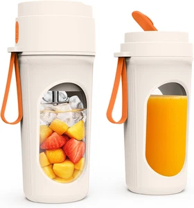 450 ML Leggero Frullatore Portatile, Con 12 Lame Lame Mini Frullatore Portatile - Foto 1 di 12