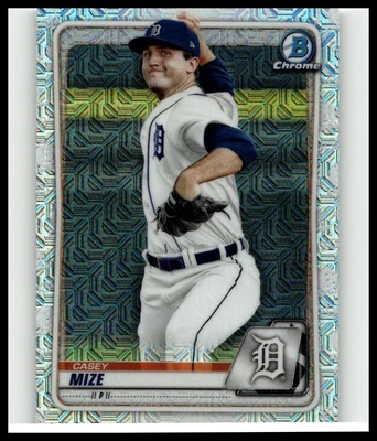 2020 Bowman Chrome Mojo Refractor Casey Mize #BCP-250 Tigers - Image 1 of 2