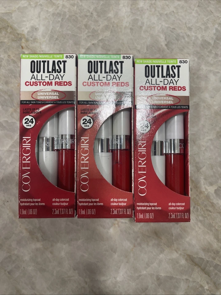 3~Covergirl Outlast All Day Lip Color 830 Your Classic Red - Image 1 of 1