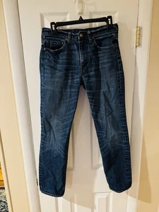 J.Crew Men’s Severe Jeans Kaihara Denim Sz 30x30 Style 770 Blue slim through leg - Picture 1 of 16