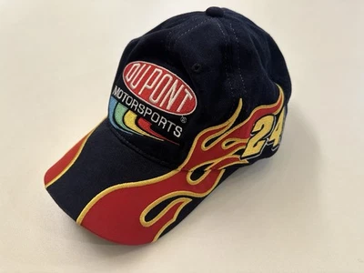 Jeff Gordon NASCAR 24 Snapback Hat Chase Flames Dupont Hendrick Motorsports Mens - Image 1 of 4