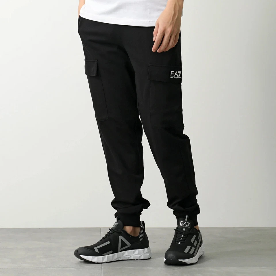 Pantalones deportivos EMPORIO ARMANI EA7 Air Sette para hombre negros S o M o L o XL Foto 1 de 4