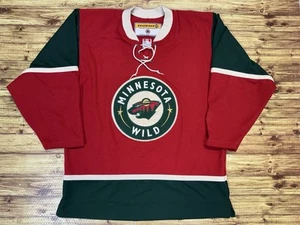 Vtg NHL KOHO MiC 2003-07 MINNESOTA WILD Red THIRD Replica Hockey Mens Jersey MED - Picture 1 of 14