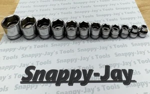 Snap-on Tools EE. UU. NUEVO 3/8” Unidad 12 piezas Juego de enchufes poco profundos 211FSY + FS301 - Imagen 1 de 5