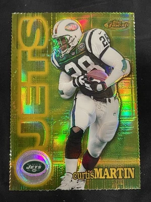 Curtis MARTIN 2000 Topps Finest GOLD REFRACTOR 104/300 Rare Insert NY JETS NM-MT - Image 1 of 4