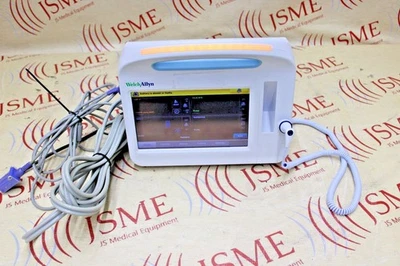 Monitor Welch Allyn Vital Signs série 6000 com sonda de temperatura, novo na caixa e cabos SpO2 - Imagem 1 de 4